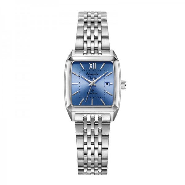 Alexandre Christie AC 1041 Silver Light Blue Lady LDBSSLB Alexandre Christie AC 1041 Silver Light Blue Lady LDBSSLB